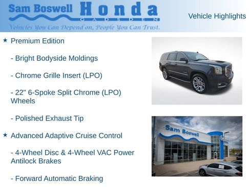 Used 2019 GMC Yukon SLT w/ Premium Edition RWD image 9