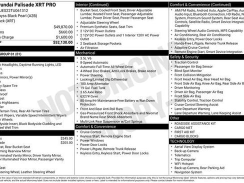New 2026 Hyundai Palisade XRT Pro AWD/4WD image 39