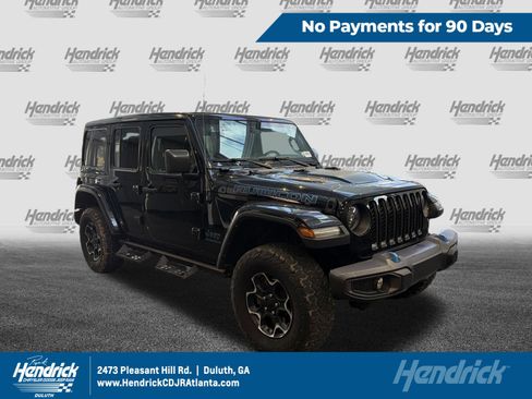 Used 2023 Jeep Wrangler Unlimited Rubicon 4xe w/ Cold Weather Group AWD/4WD image 1