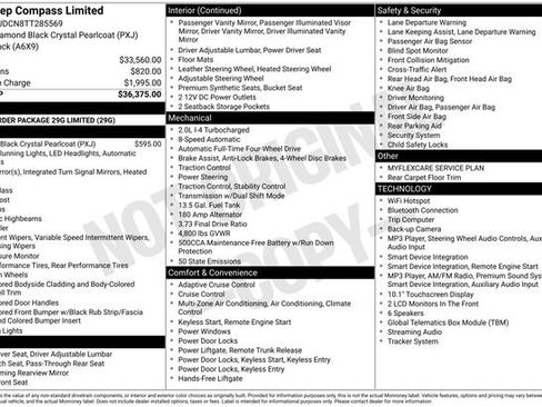 New 2026 Jeep Compass Limited AWD/4WD image 2