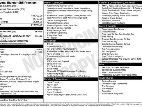 Used 2021 Toyota 4Runner SR5 Premium w/ Moonroof Package image 4