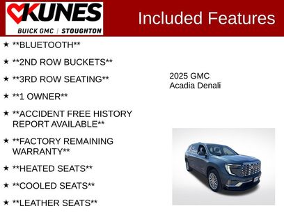 Used 2025 GMC Acadia Denali w/ Super Cruise Package