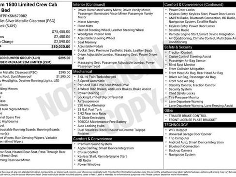 Used 2025 RAM 1500 Limited w/ Body Color Bumper Group AWD/4WD image 3
