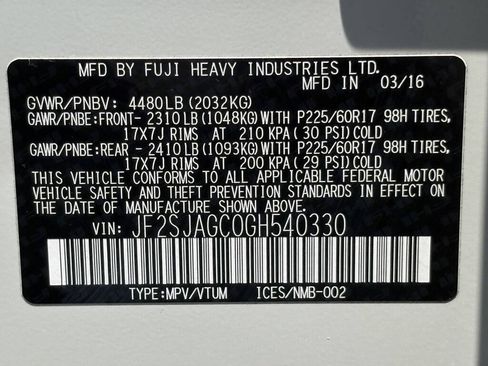 Used 2016 Subaru Forester 2.5i Premium AWD/4WD image 14