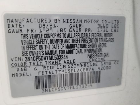 Used 2021 Nissan Kicks SR w/ SR Premium Package image 33