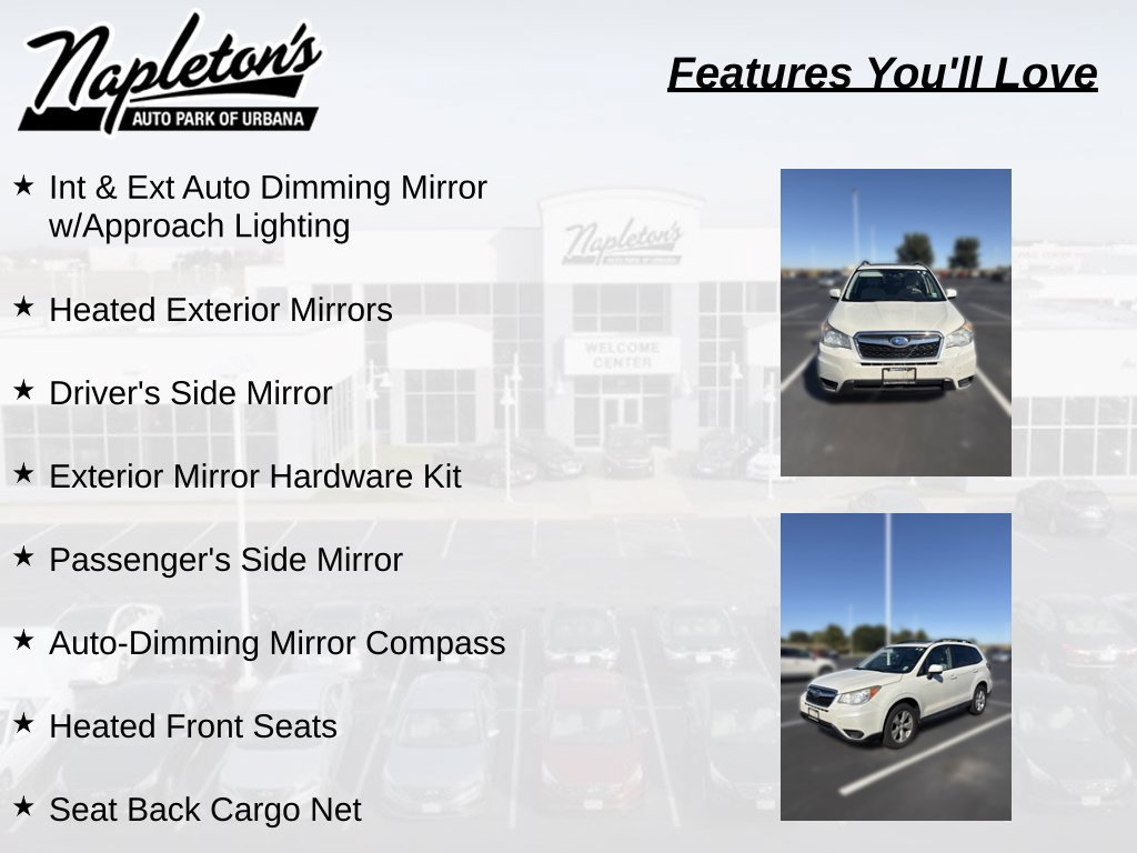Used 2015 Subaru Forester 2.5i Premium w/ Popular Package #1 AWD/4WD image 6