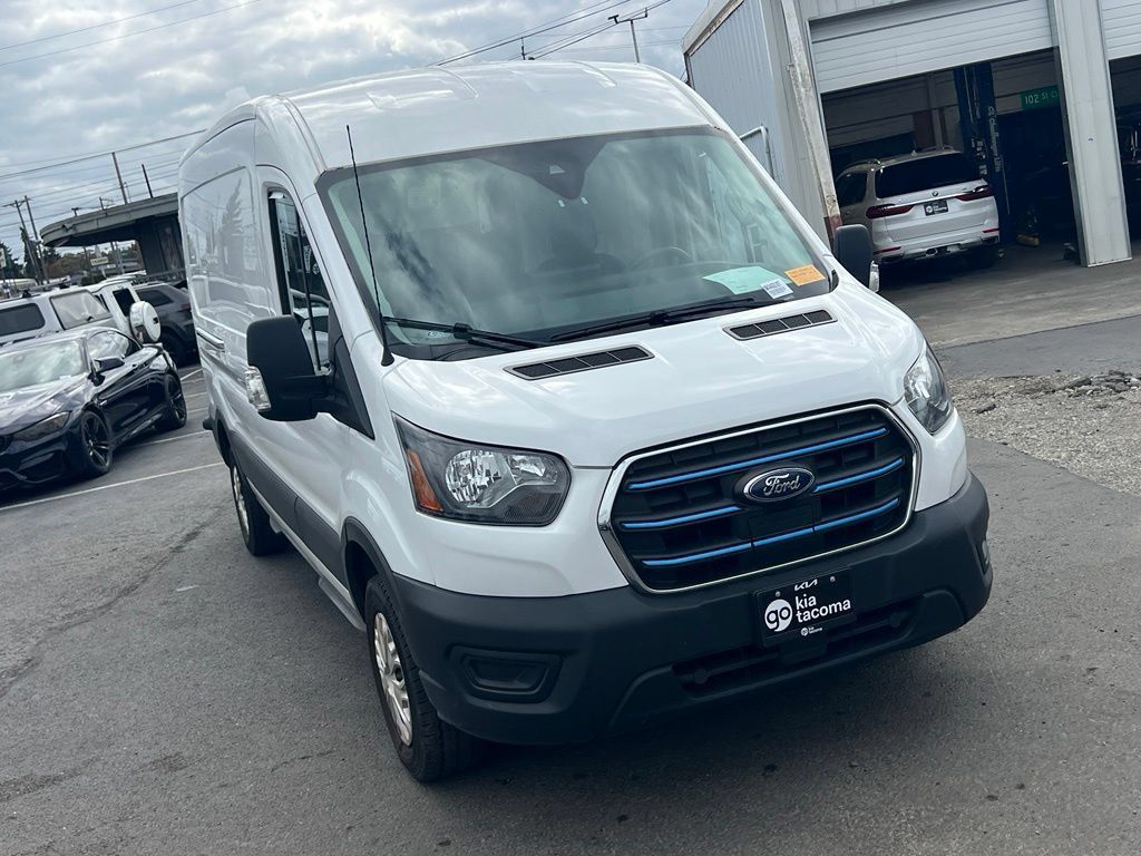 Used 2022 Ford E-Transit Medium Roof w/ Load Area Protection Package RWD image 7