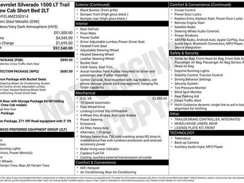 Used 2021 Chevrolet Silverado 1500 LT Trail Boss w/ Safety Package image 3