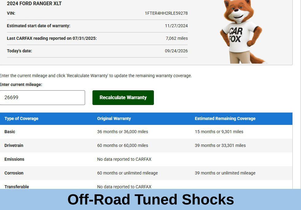 Used 2024 Ford Ranger XLT w/ FX4 Off-Road Package AWD/4WD image 28