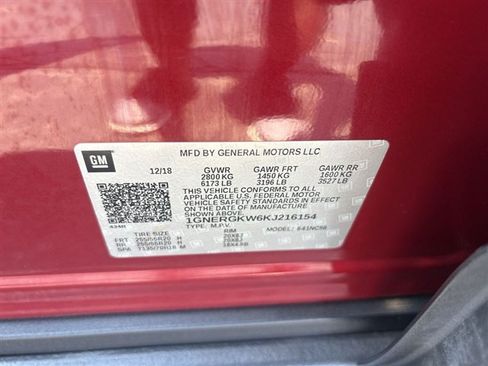 Certified 2019 Chevrolet Traverse LT FWD image 32