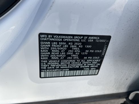Used 2023 Volkswagen Atlas Cross Sport SE w/ Panoramic Sunroof Package FWD image 30