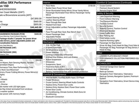 Used 2013 Cadillac SRX Performance w/ Driver Awareness Package AWD/4WD image 35