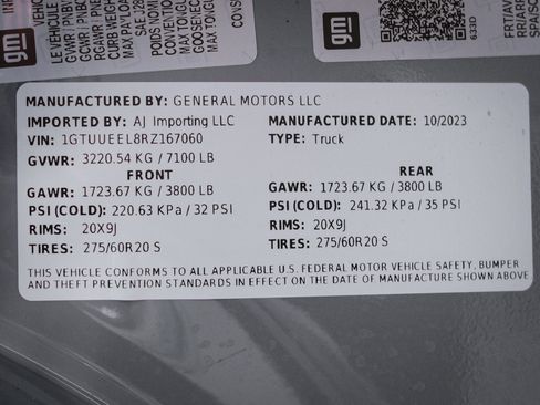 Used 2024 GMC Sierra 1500 AT4 w/ Technology Package image 36