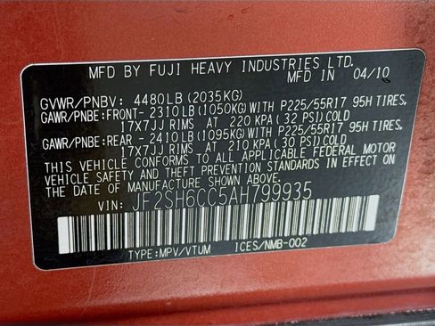 Used 2010 Subaru Forester 2.5X Premium image 38