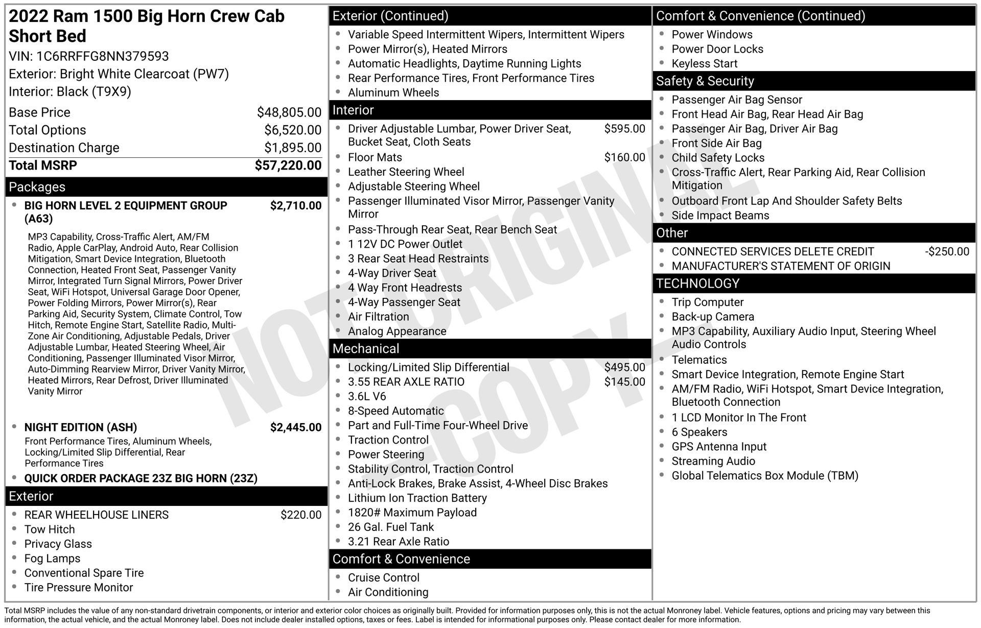 Used 2022 RAM 1500 Big Horn AWD/4WD image 4
