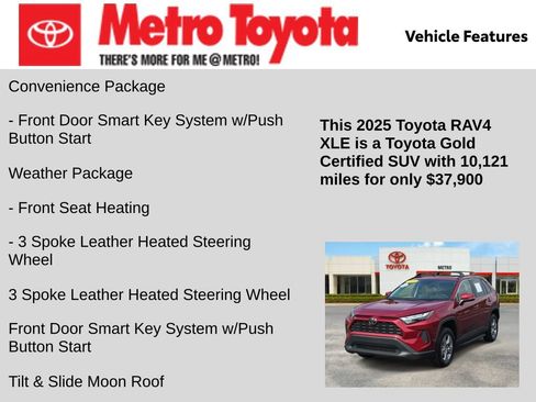 Certified 2025 Toyota RAV4 XLE w/ Convenience Package AWD/4WD image 21