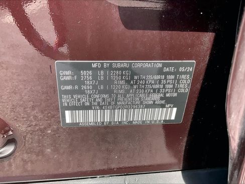 Used 2024 Subaru Outback Touring XT AWD/4WD image 30