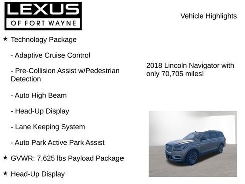 Used 2018 Lincoln Navigator Reserve w/ Technology Package image 8