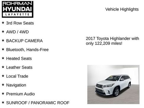 Used 2017 Toyota Highlander Limited image 7