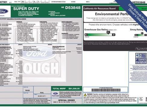 Used 2022 Ford F350 Lariat w/ Lariat Ultimate Package AWD/4WD image 24
