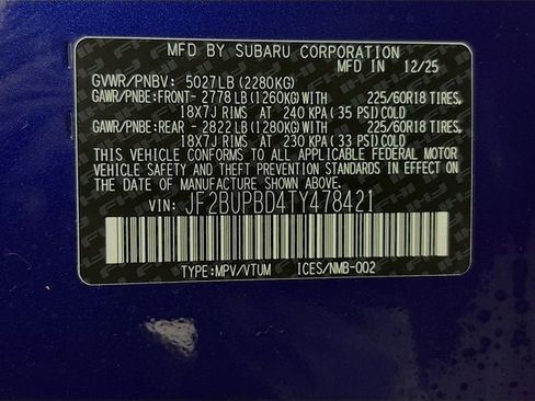 New 2026 Subaru Outback Premium image 32