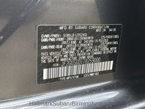 New 2026 Subaru Crosstrek 2.5i Sport w/ Crosstrek Mirror Package AWD/4WD image 30