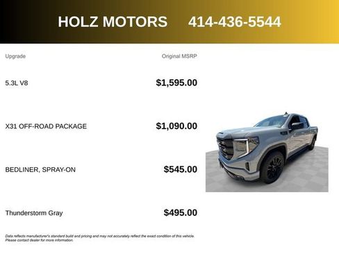 Certified 2024 GMC Sierra 1500 Elevation w/ X31 Off-Road Package AWD/4WD image 5