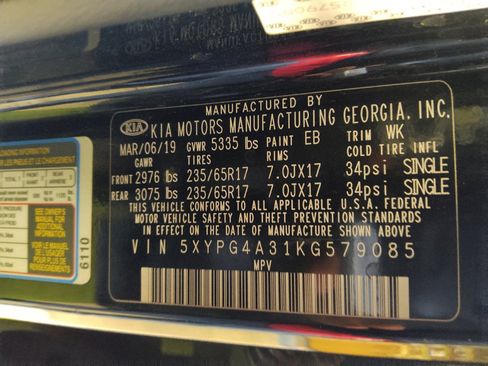Used 2019 Kia Sorento L FWD image 33