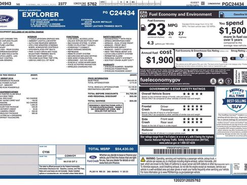 Used 2023 Ford Explorer Limited w/ Limited Technology Package image 2