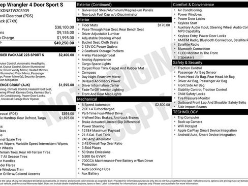 New 2026 Jeep Wrangler Sport S image 29