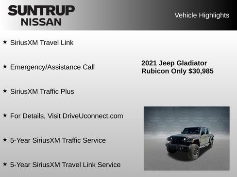 Used 2021 Jeep Gladiator Rubicon AWD/4WD image 27