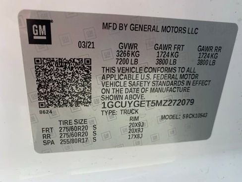 Used 2021 Chevrolet Silverado 1500 LTZ AWD/4WD image 34