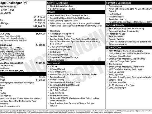 Certified 2023 Dodge Challenger R/T w/ T/A Package RWD image 44