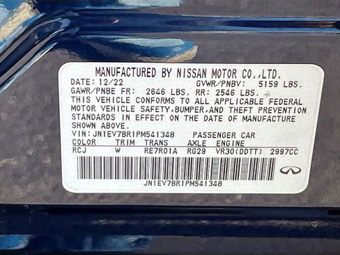 Used 2023 INFINITI Q50 Luxe w/ Cargo Package AWD/4WD image 33