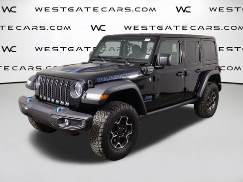 Used 2023 Jeep Wrangler Unlimited Rubicon 4xe w/ Cold Weather Group AWD/4WD image 1
