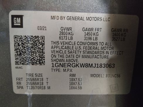 Used 2021 Chevrolet Traverse LT image 33