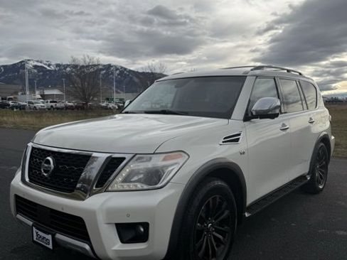 Used 2017 Nissan Armada Platinum w/ Captain Seat Package image 2