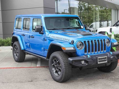 Used 2022 Jeep Wrangler Unlimited Rubicon 4xe w/ Cold Weather Group image 3