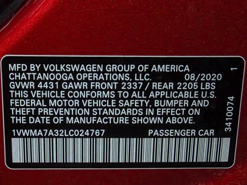 Used 2020 Volkswagen Passat 2.0T R-Line image 41