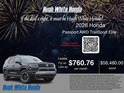 New 2026 Honda Passport TrailSport Elite