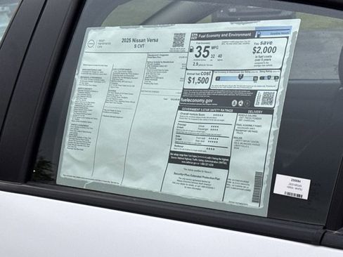 New 2025 Nissan Versa S w/ S Plus Package image 18