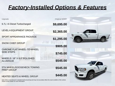 Used 2022 RAM 2500 Big Horn w/ Level A Equipment Group AWD/4WD image 3