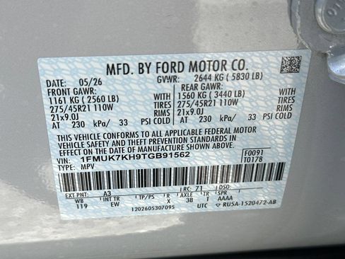 New 2026 Ford Explorer ST-Line w/ ST-Line Street Pack RWD image 29
