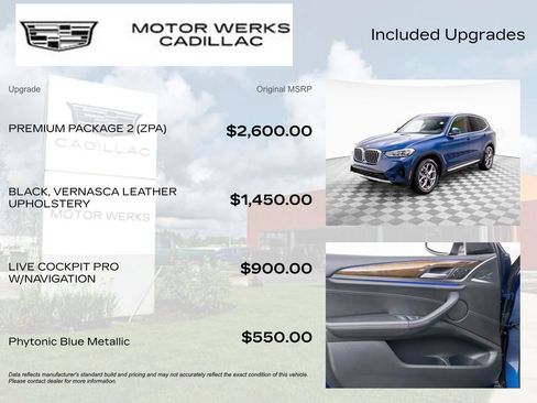 Used 2022 BMW X3 xDrive30i w/ Premium Package 2 (ZPA) image 4