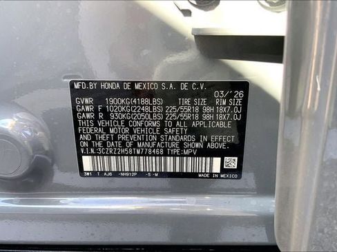 New 2026 Honda HR-V Sport image 19