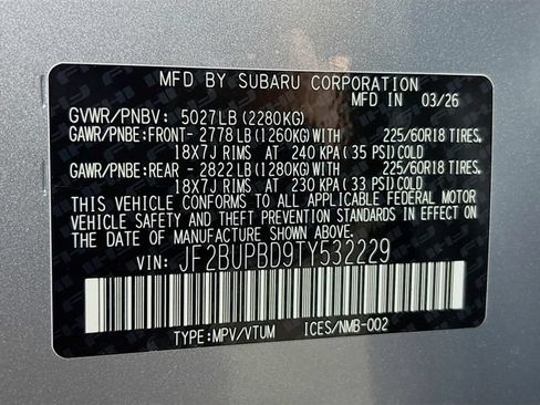 New 2026 Subaru Outback Premium AWD/4WD image 32