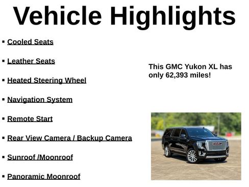 Used 2023 GMC Yukon XL Denali w/ Max Trailering Package AWD/4WD image 46