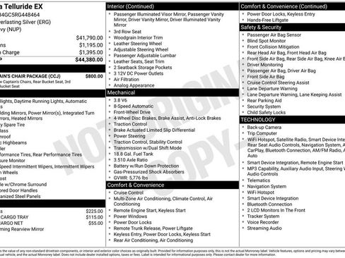 Used 2024 Kia Telluride EX w/ EX Captain's Chair Package FWD image 3