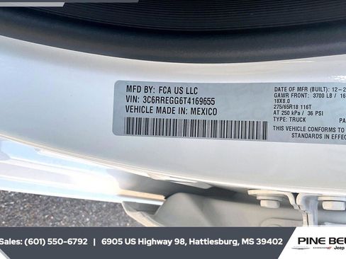 New 2026 RAM 1500 Tradesman RWD image 7