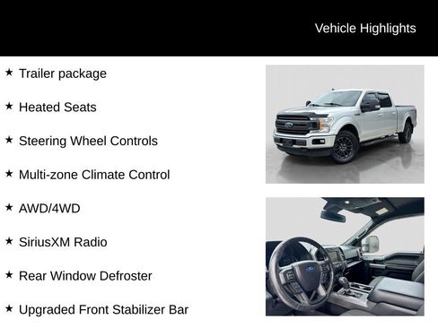 Used 2019 Ford F150 XLT w/ Equipment Group 302A Luxury AWD/4WD image 26